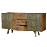 Sideboard Alexandra House Living Brown Bronze Mango wood 160 x 78 x 40 cm-5