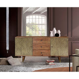 Sideboard Alexandra House Living Brown Bronze Mango wood 160 x 78 x 40 cm-1