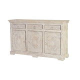 Sideboard Alexandra House Living White Mango wood 150 x 90 x 40 cm-0