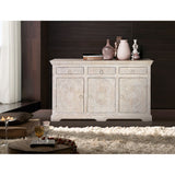 Sideboard Alexandra House Living White Mango wood 150 x 90 x 40 cm-1