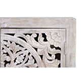 Sideboard Alexandra House Living White Grey Iron Mango wood 80 x 81 x 35 cm-1