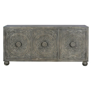 Sideboard Alexandra House Living Grey Mango wood 172 x 82 x 43 cm-0