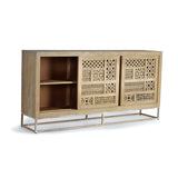 Sideboard Alexandra House Living Natural Metal Mango wood 190 x 95 x 40 cm-7