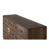 Sideboard Alexandra House Living Walnut Metal Mango wood 145 x 77 x 40 cm-2