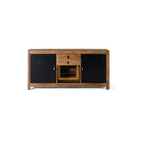 Sideboard Alexandra House Living Black Natural Metal Mango wood 160 x 78 x 40 cm-0