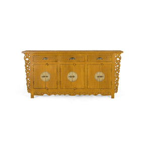 Sideboard Alexandra House Living Ocre Mango wood 180 x 84 x 40 cm-0