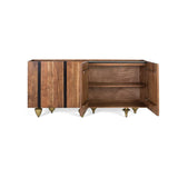 Sideboard Alexandra House Living Natural Marble Acacia 180 x 85 x 40 cm-6