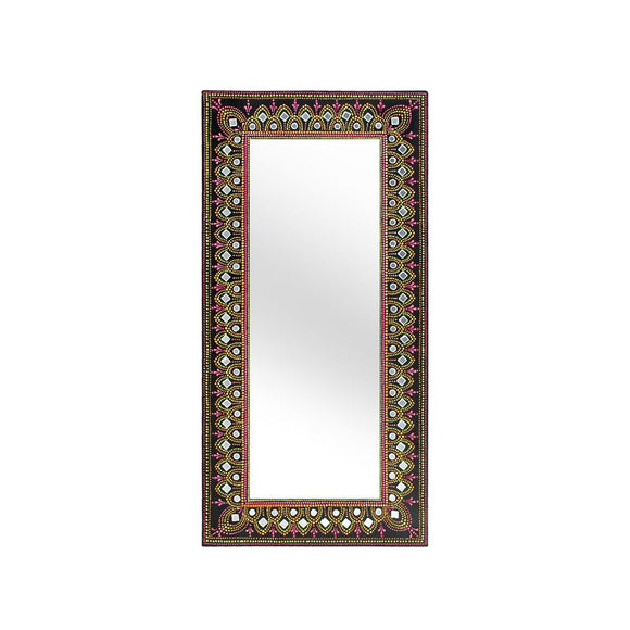 Hanging mirror Alexandra House Living Multicolour 46 x 92 x 1 cm-0