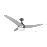 Ceiling Fan with Light EDM Egeo 60 W Chromed-0