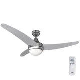 Ceiling Fan with Light EDM Egeo 60 W Chromed-5