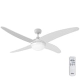Ceiling Fan with Light EDM 33806 Caspio White 60 W-0