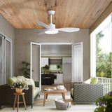 Ceiling Fan with Light EDM 33817 Arctic White 24 W 38 W 2160 Lm-1