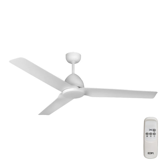 Ceiling Fan EDM 33986 Java White 60 W Ø 130 cm-0