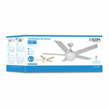 Ceiling Fan with Light EDM 33988 Adriatico White 60 W-1