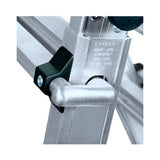 Folding ladder EDM 75094 Aluminium Multicolour-2