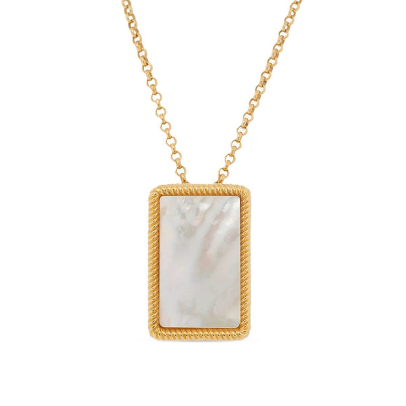 Ladies' Pendant Majorica 17789.00.1.N42.530.1 Golden White-0