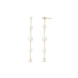 Ladies' Earrings Majorica 17292.01.1.E00.906.1 White Golden-0