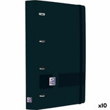 Ring binder Oxford LIVE&GO Black A4+ (10 Units)-0