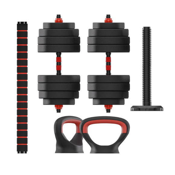 Kettlebell and Dumbbell Kit KSIX Black 20 kg 19 Pieces-0
