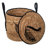 Set of Baskets Alexandra House Living Brown Rattan Natural Fibre 48 x 52,5 x 48 cm 3 Pieces-4