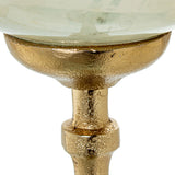 Candleholder Alexandra House Living Golden Crystal 15 x 78 x 15 cm-2