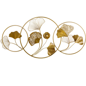 Wall Decoration Alexandra House Living Golden Metal 119 x 59 x 6 cm-0