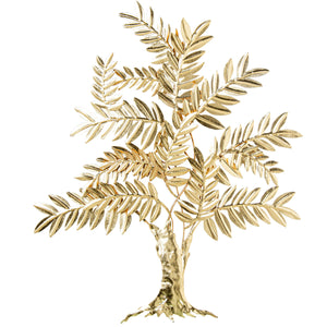 Wall Decoration Alexandra House Living Golden Metal Tree 74 x 90 x 6,5 cm-0