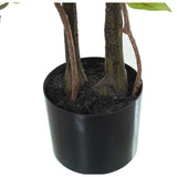 Decorative Plant Alexandra House Living Plastic Fig Tree 18 x 22 x 162 cm-2