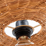 Ceiling Light Alexandra House Living Brown Natural Rattan Natural Fibre 40 W 83 x 14 x 74 cm-3