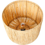 Desk lamp Alexandra House Living Beige Natural wicker Rattan Natural Fibre 40 W 40 x 55 x 40 cm-7