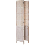 Folding screen Alexandra House Living White Wood 117 x 180 x 2 cm-6