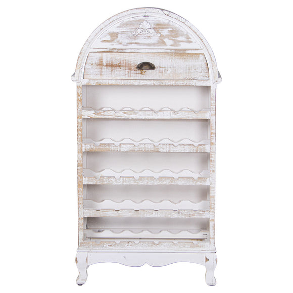 Bottle rack Alexandra House Living White 65 x 123 x 31 cm-0