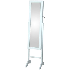 Free standing mirror Alexandra House Living White 35 x 35 x 153 cm Rectangular-0