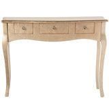 Console Alexandra House Living Champagne Wood 105 x 80 x 33 cm-5