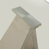 Side table Alexandra House Living Grey Transparent 55 x 55 x 55 cm-1