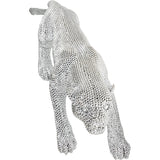 Decorative Figure Alexandra House Living Silver Plastic Panther 115 x 26 x 24 cm-2