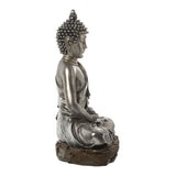 Decorative Figure Alexandra House Living Silver Plastic Buddha 32 x 52 x 71 cm-4