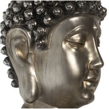 Decorative Figure Alexandra House Living Silver Plastic Buddha 62 x 93 x 138 cm-2