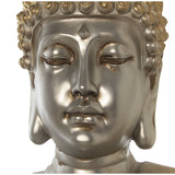 Decorative Figure Alexandra House Living Golden Silver Plastic Buddha 60 x 93 x 138 cm-2