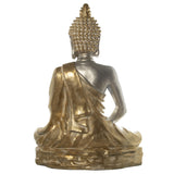 Decorative Figure Alexandra House Living Golden Silver Plastic Buddha 60 x 93 x 138 cm-1