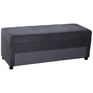 Shoe bench Alexandra House Living Grey Wood 120 x 45 x 43 cm-0