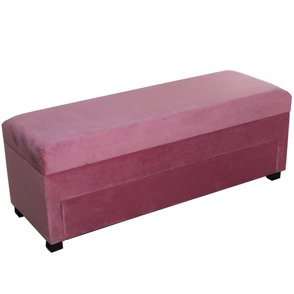 Shoe bench Alexandra House Living Pink Wood 120 x 45 x 43 cm-0