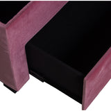 Shoe bench Alexandra House Living Pink Wood 120 x 45 x 43 cm-2