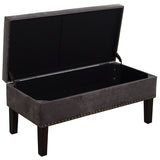 Bench Alexandra House Living Grey Wood 97 x 46 x 46 cm Chest-6