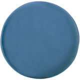 Pouffe Alexandra House Living Blue Velvet Wood 35 x 42 x 35 cm-3