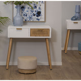 Console Alexandra House Living White Wood 80 x 78 x 30 cm-1