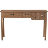 Console Alexandra House Living Brown Wood 120 x 78 x 34 cm-4