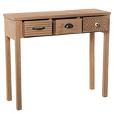 Console Alexandra House Living Brown Wood 90 x 78 x 30 cm-6