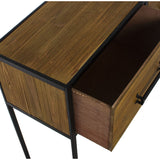 Console Alexandra House Living Brown Wood 100 x 80 x 30 cm-1