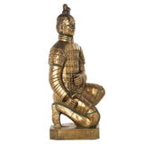 Decorative Figure Alexandra House Living Golden Plastic Warrior 46 x 105 x 55 cm-1